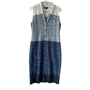 Worth New York Colorblock Sweater Midi Dress Size Small